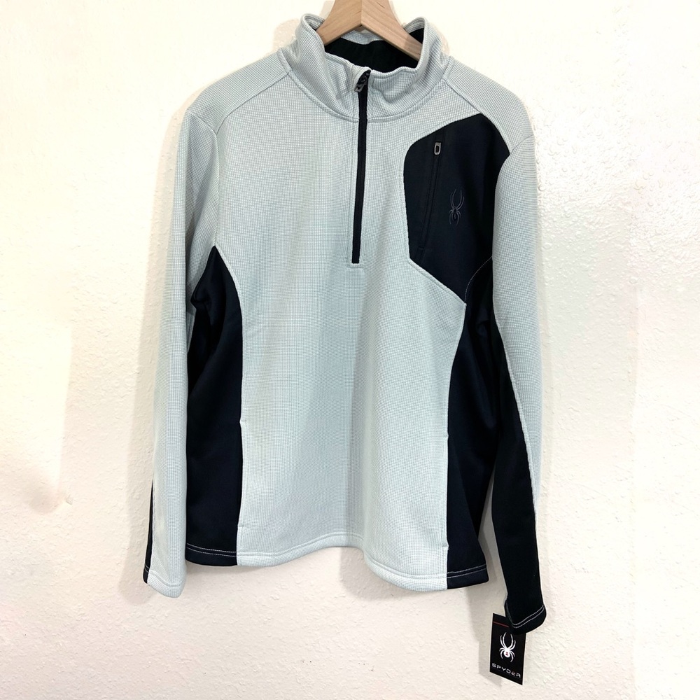 NWT Spyder Quarter Zip Pullover Sweater